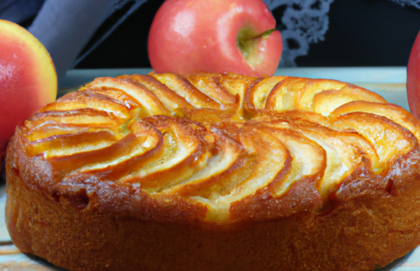 Gâteau invisible aux pommes à l'extra crisp du cookeo