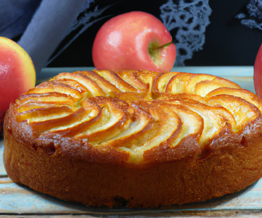 Gâteau invisible aux pommes à l'extra crisp du cookeo