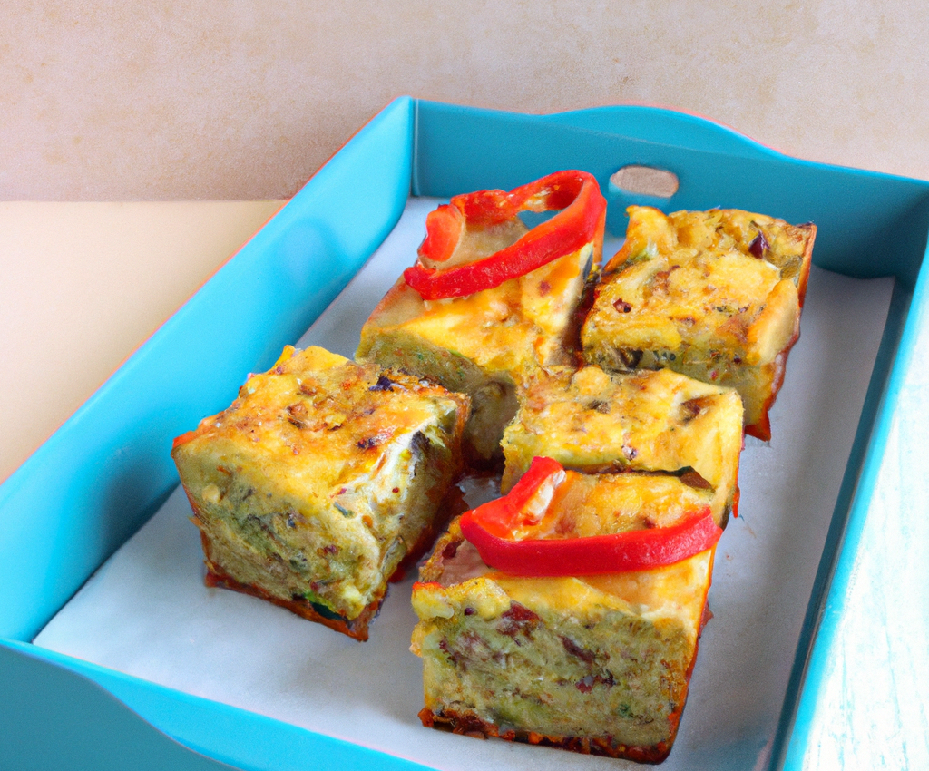 Cake au poivron et au chèvre