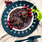 Boeuf aux cerises noires et vin rouge au cookeo