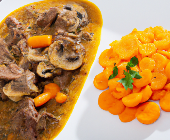 Joue de bœuf aux carottes et aux champignons au cookeo