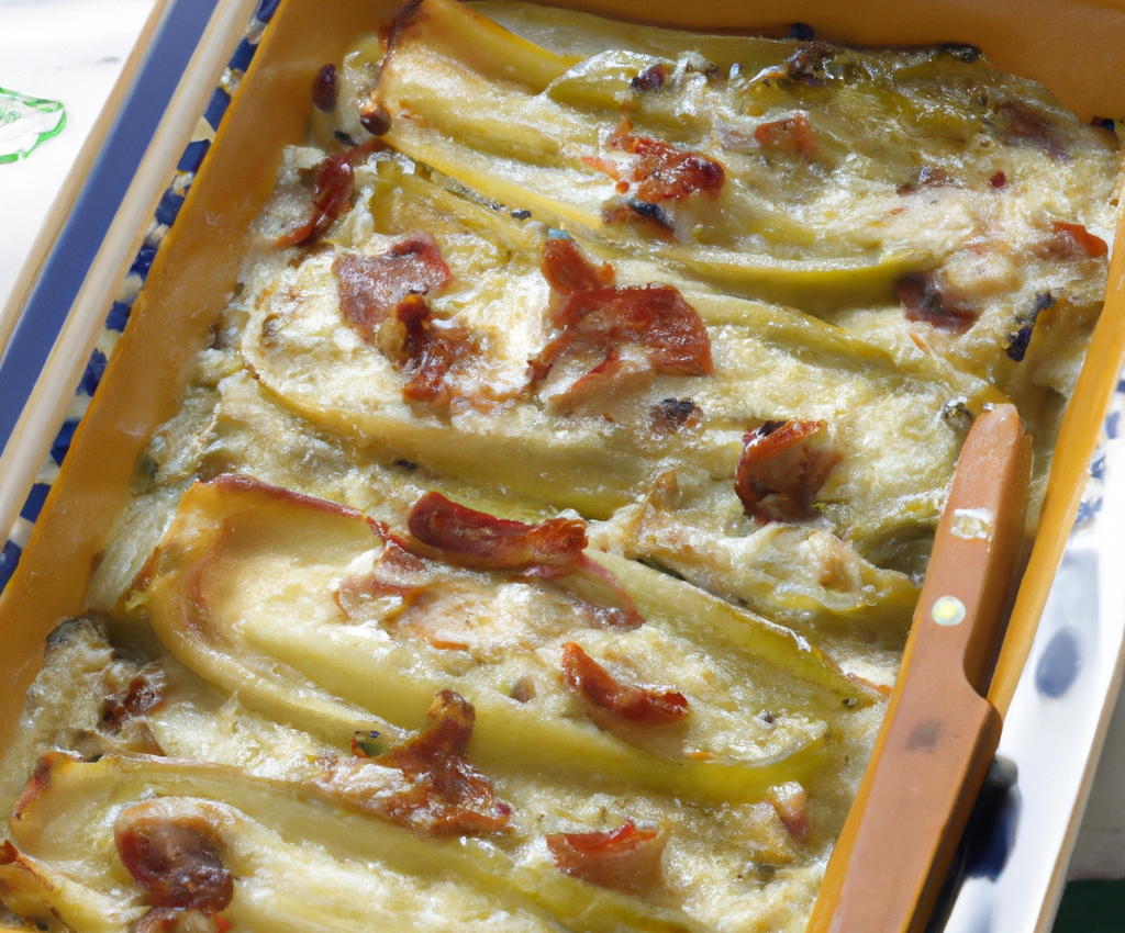 Endives au reblochon gratiné au four au cookeo