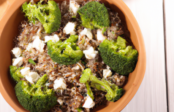 Salade brocoli, quinoa et feta au cookeo