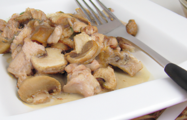 Poulet aux champignons au cookeo