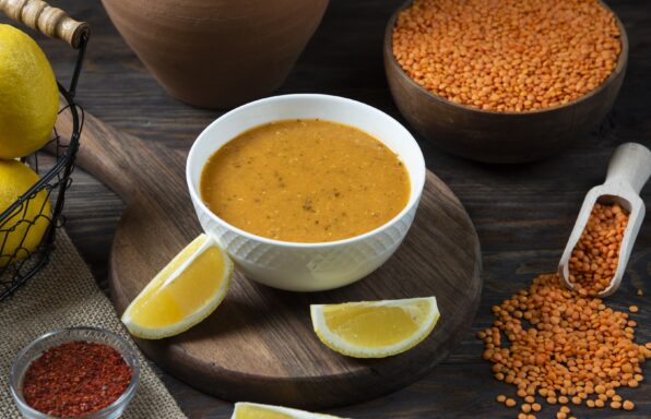 Velouté de Lentilles Corail au Citron au cookeo