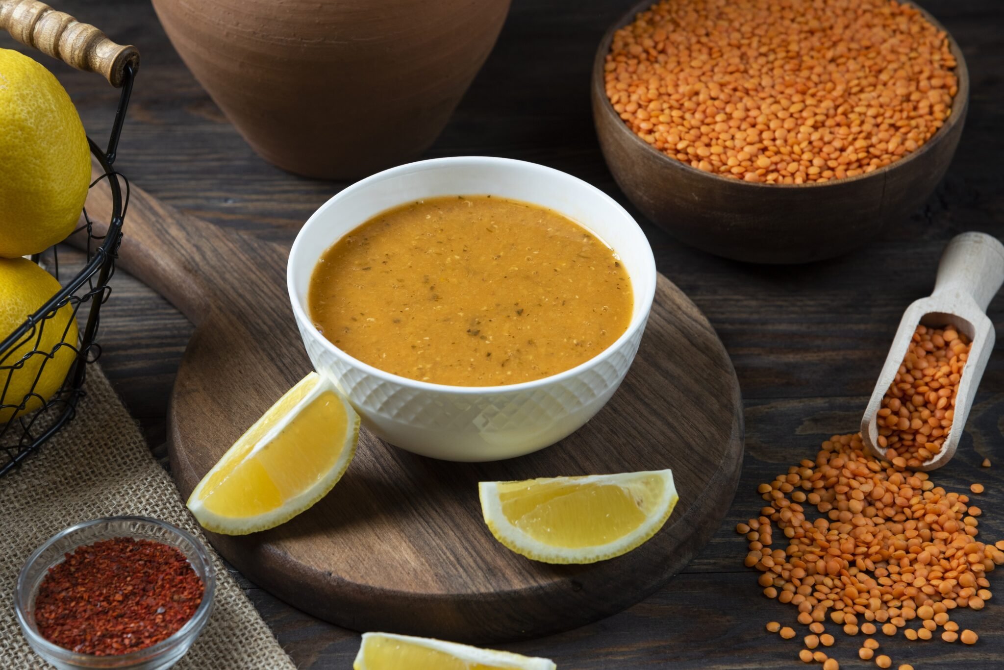 Velouté de Lentilles Corail au Citron au cookeo