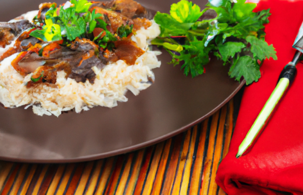 Champignons de Paris à la sauce tomate citronnée et coriandre