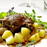 Gigot d'agneau et pommes de terre de Pâques