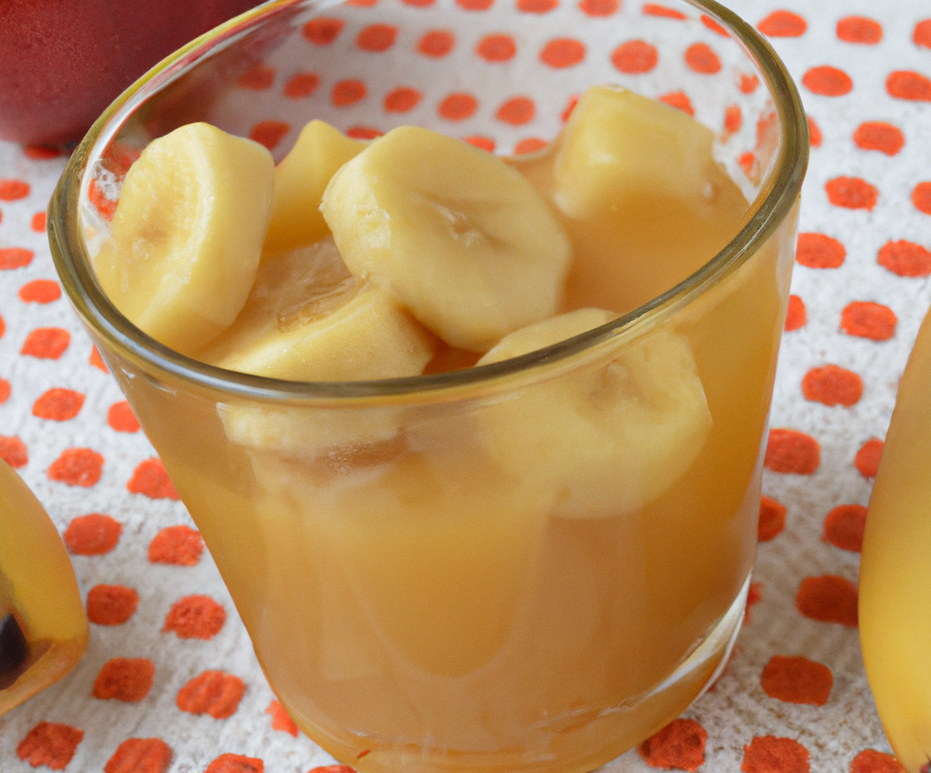 Compote de pomme banane vanillée