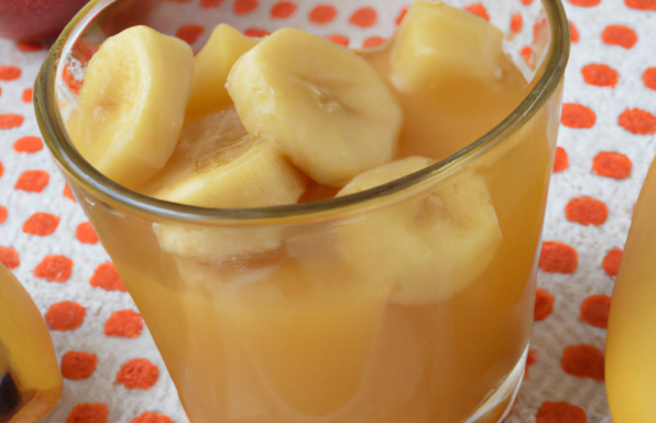 Compote de pomme banane vanillée