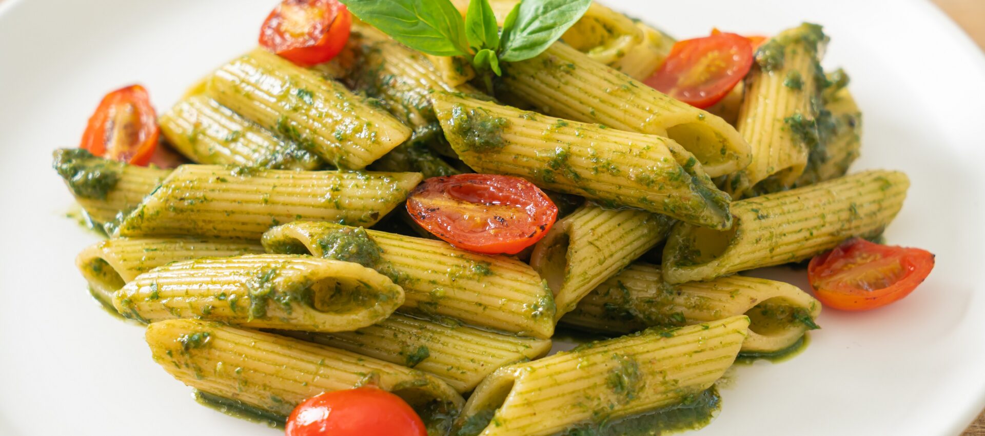 Pâtes au véritable Pesto Basilic