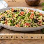 Salade de quinoa et petits pois à la méditerranéenne à l'autocuiseur Moulinex