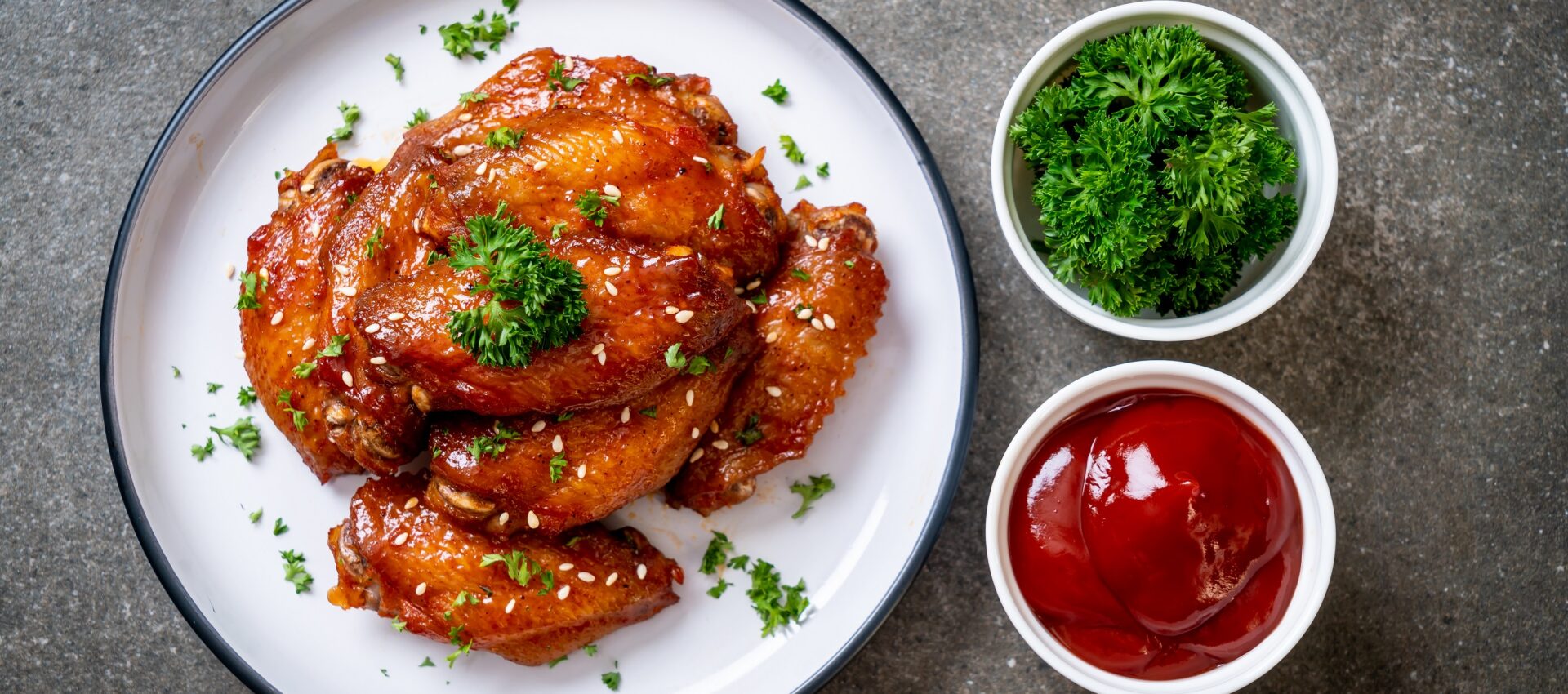 Ailes de poulet sauce barbecue