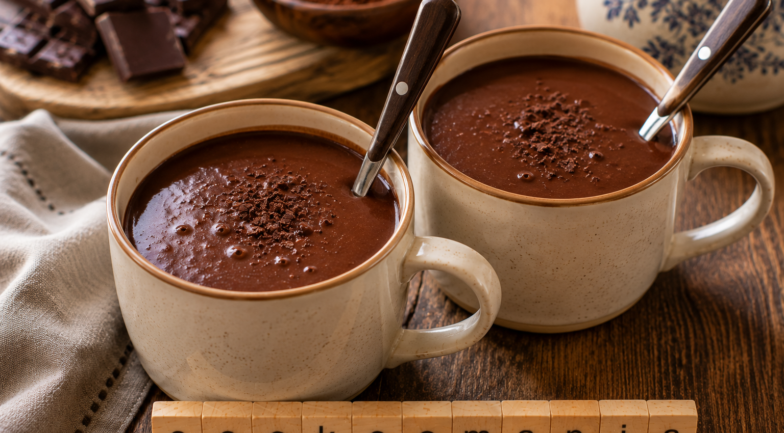 Chocolat Chaud Épais à l'Espagnole au Cookeo