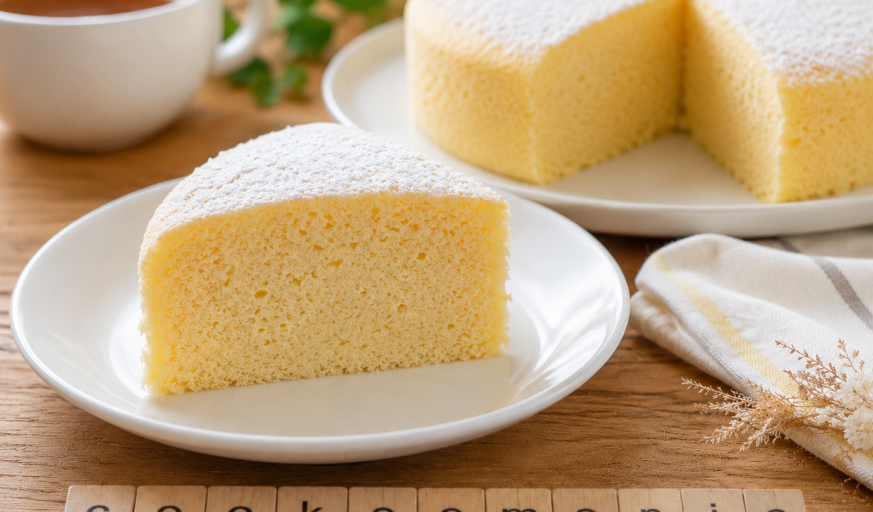 Gâteau vapeur moelleux à la vanille
