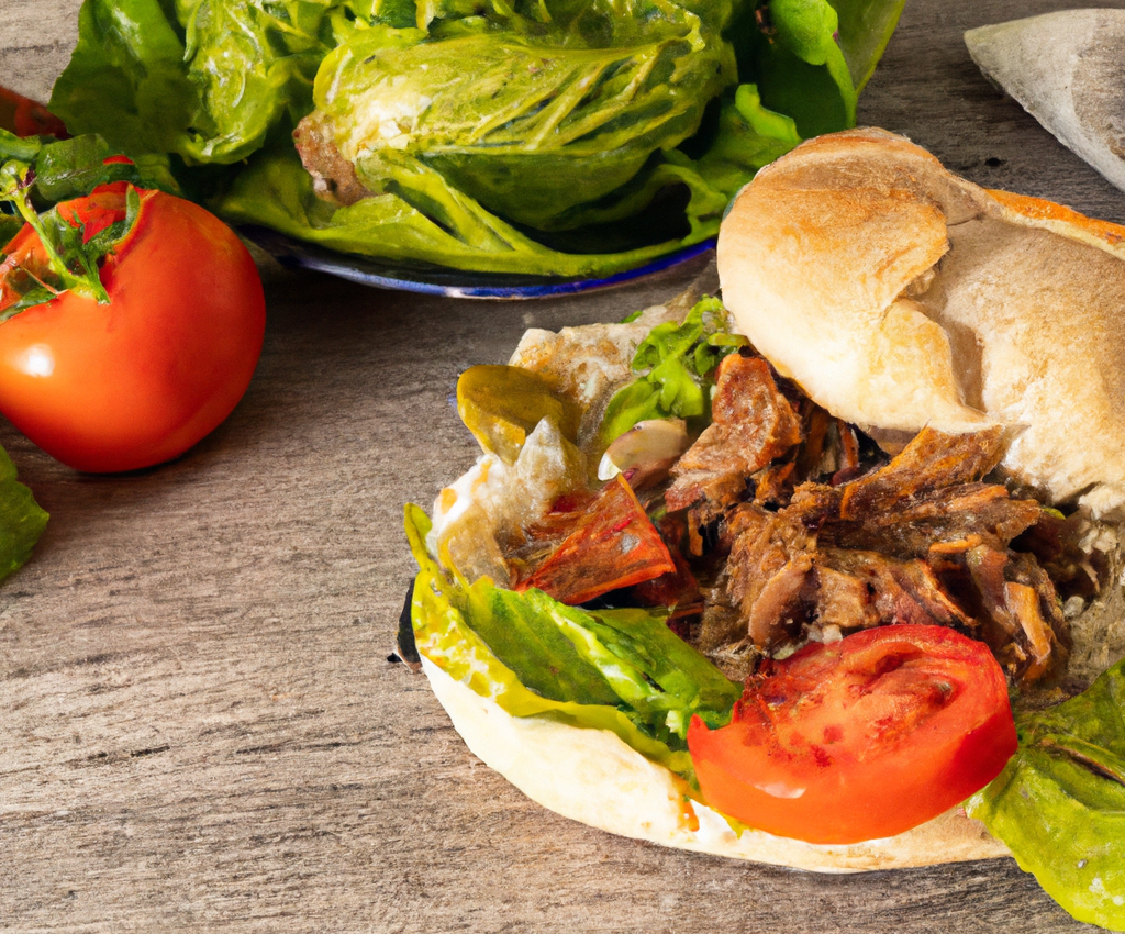 Chawarma de bœuf savoureux