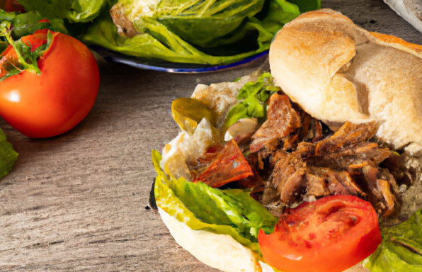 Chawarma de bœuf savoureux