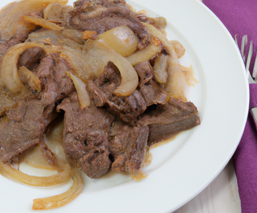 Bœuf sauté aux oignons