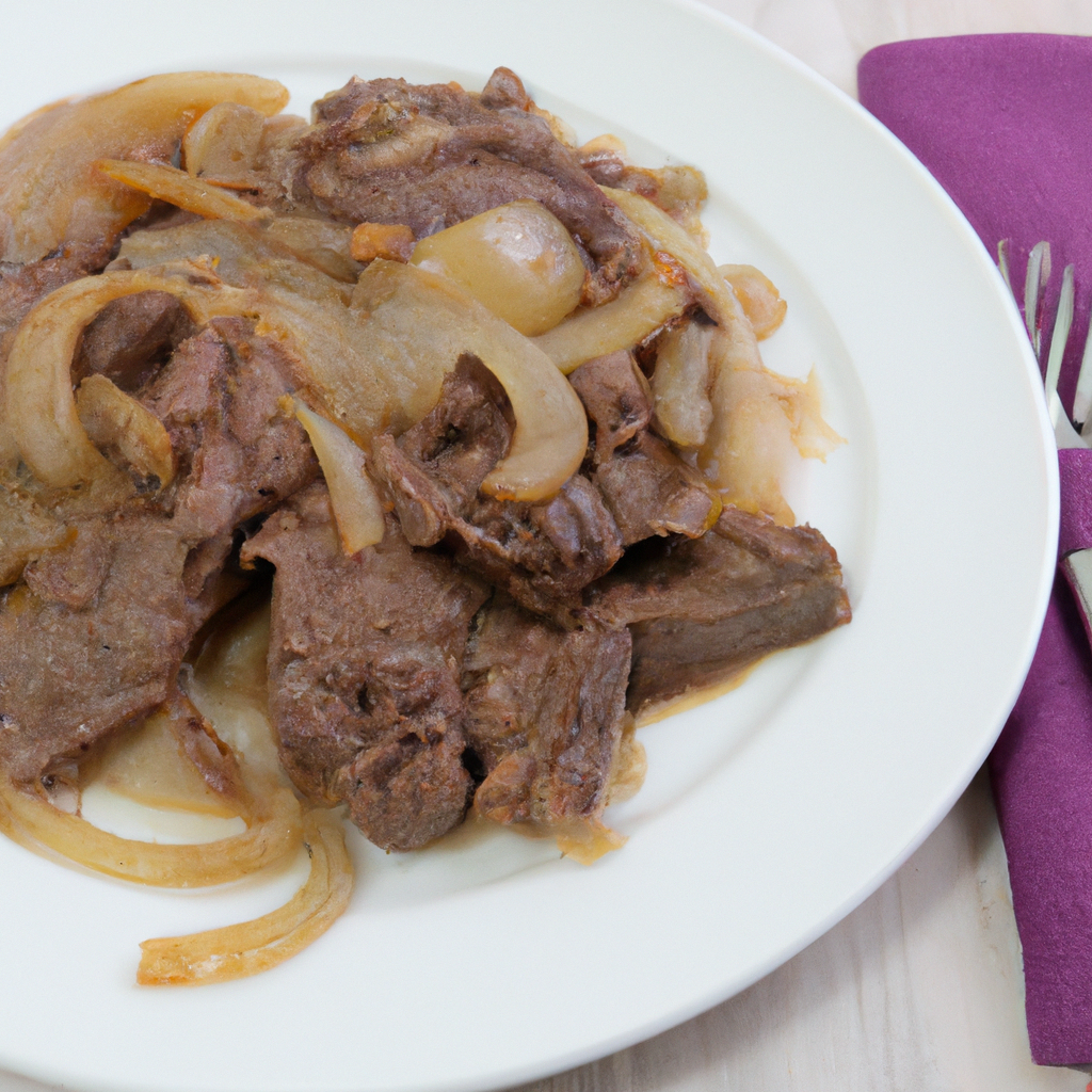 Bœuf sauté aux oignons