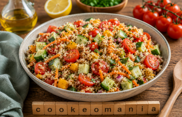 Salade de quinoa aux légumes croquants