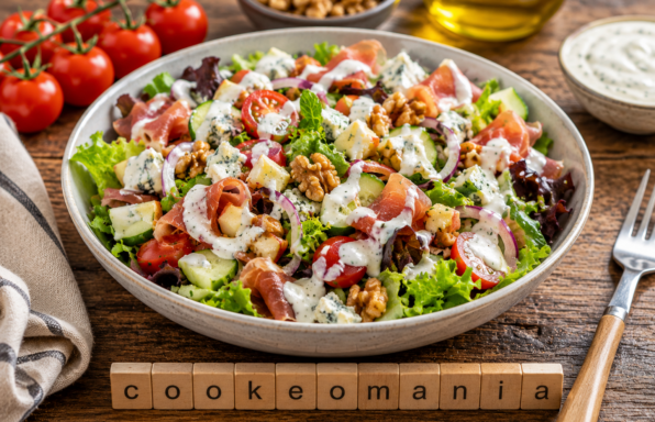 Salade Gourmande sauce fromage blanc