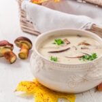 Soupe crémeuse aux champignons frais à l'autocuiseur Moulinex