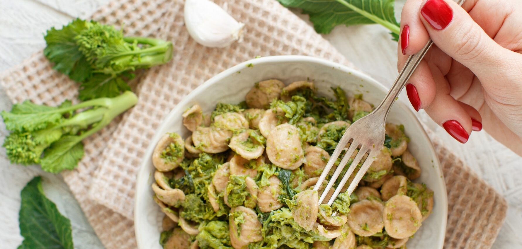 Orecchiette aux fanes de navet