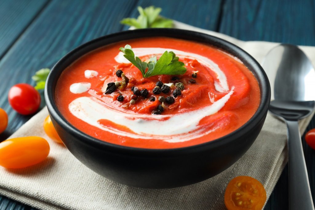 Soupe keto crémeuse à la tomate - Cookeo Mania