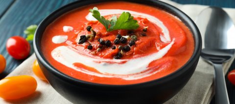 Soupe keto crémeuse à la tomate