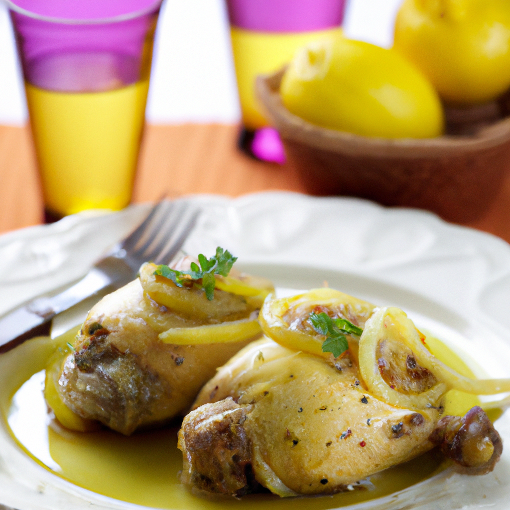 Hauts de cuisse de poulet au Jurançon