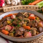 Ragoût de bœuf keto aux radis et champignons au multicuiseur cookéo