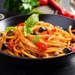 Spaghetti alla Puttanesca à l'autocuiseur cookéo