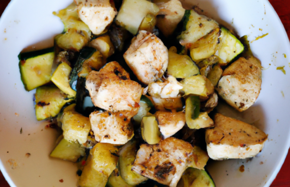 Escalopes de Poulet et Courgettes