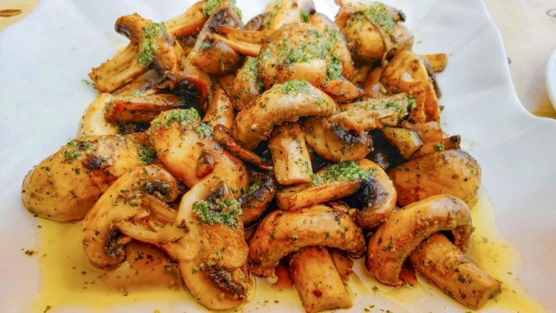 Champignons à la persillade