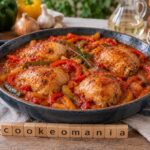 Poulet basquaise aux trois poivrons au robot multi-cuiseur cookéo