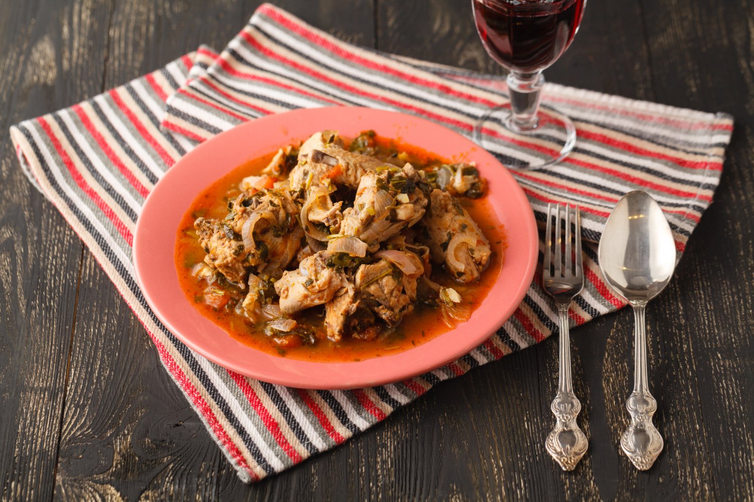 Chakhokhbili au Poulet - Recette Géorgienne au cookeo - Cookeo Mania