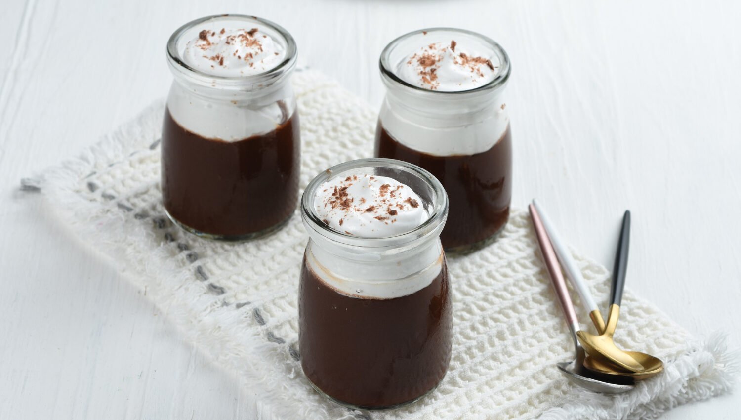 Petits Pots de Crème dessert au Chocolat au cookeo