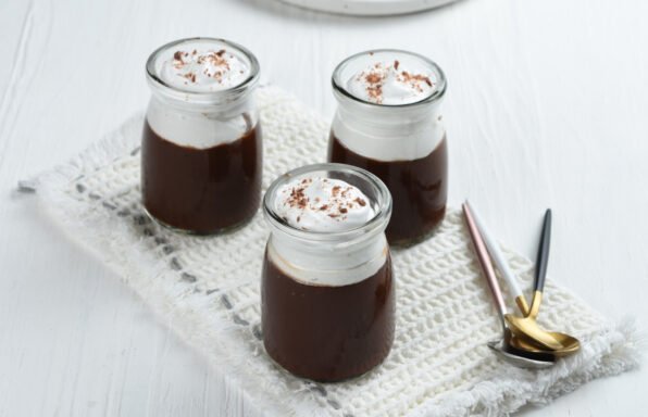 Petits Pots de Crème dessert au Chocolat au cookeo