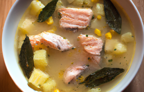Soupe de Pavés de Saumon à la Cookeo