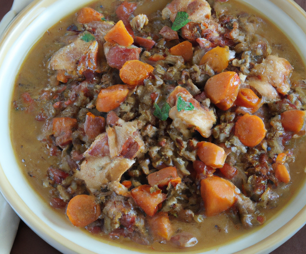 Poulet, Lentilles et Bacon Facile au Cookeo