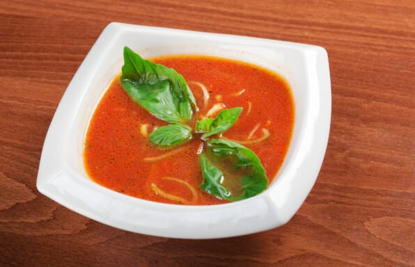 Soupe de Tomates, Basilic et Parmesan au Cookeo