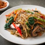 Japchae Authentique au Porc et Légumes au Cookeo