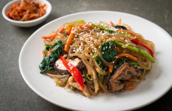 Japchae Authentique au Porc et Légumes au Cookeo