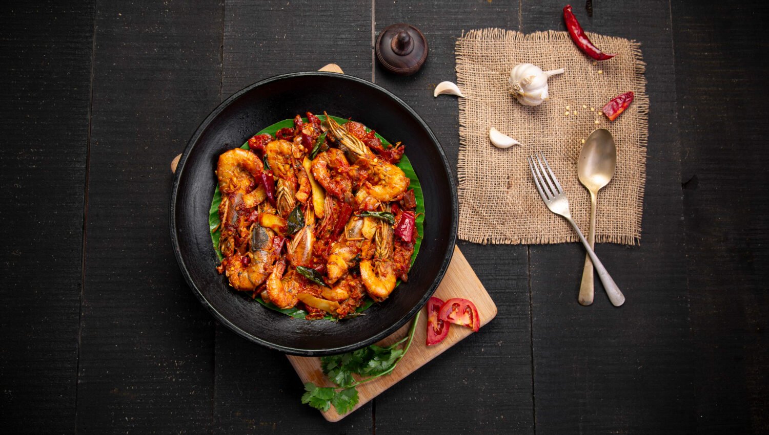 crevettes à la keralaise au Cookeo