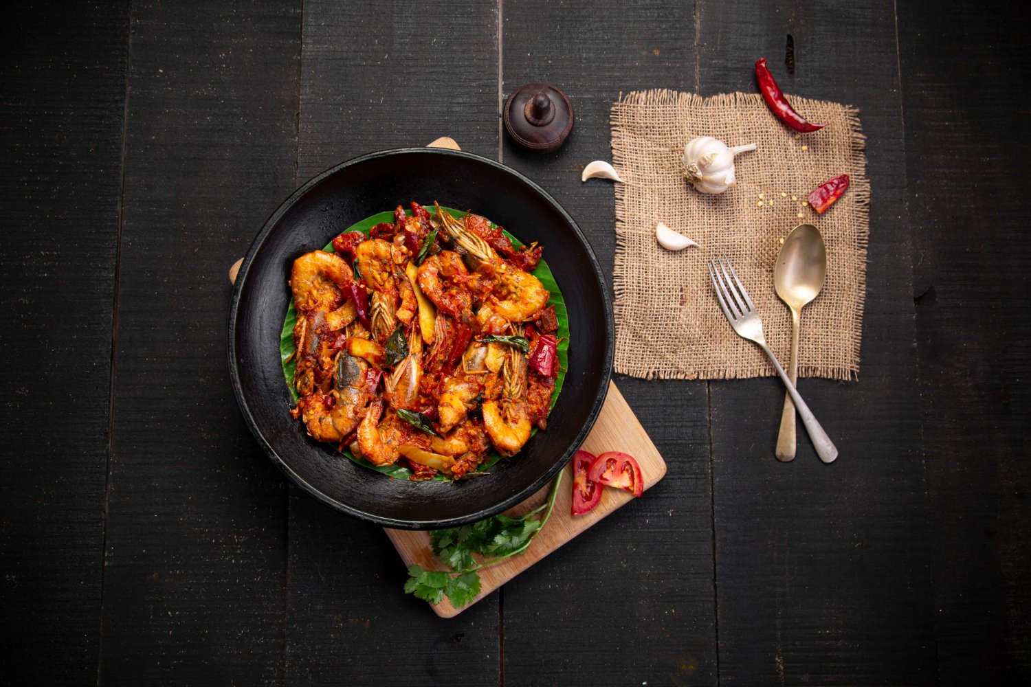 crevettes à la keralaise au Cookeo