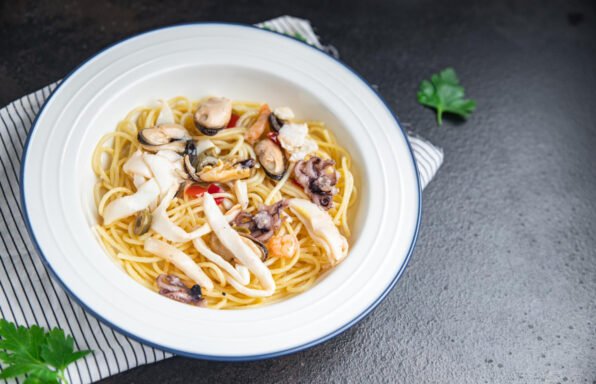 Spaghetti aux Fruits de Mer super simple au cookeo