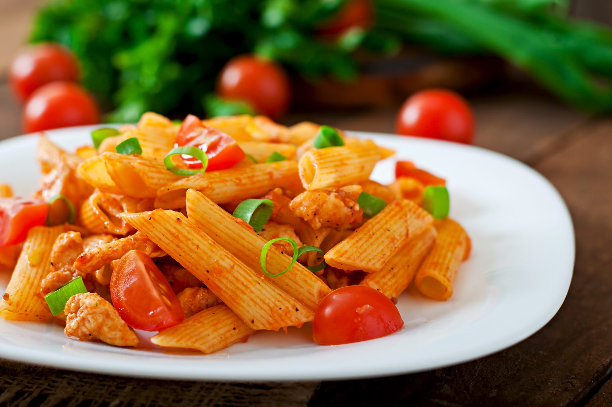 Poulet Penne en Sauce Épicée au cookeo