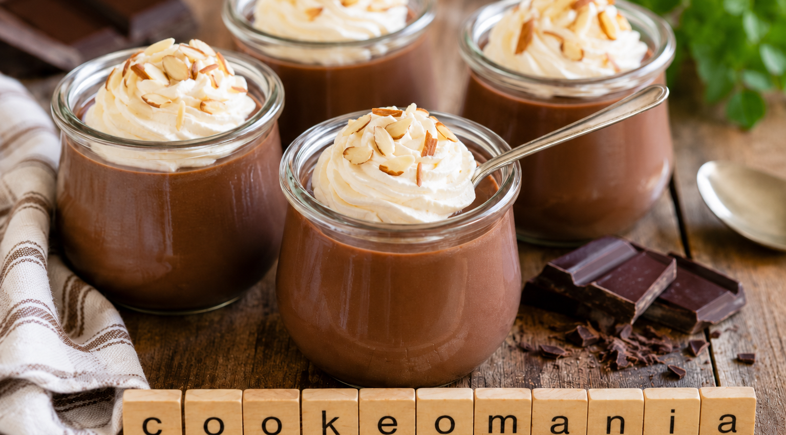 Petits Pots de Crème dessert au Chocolat