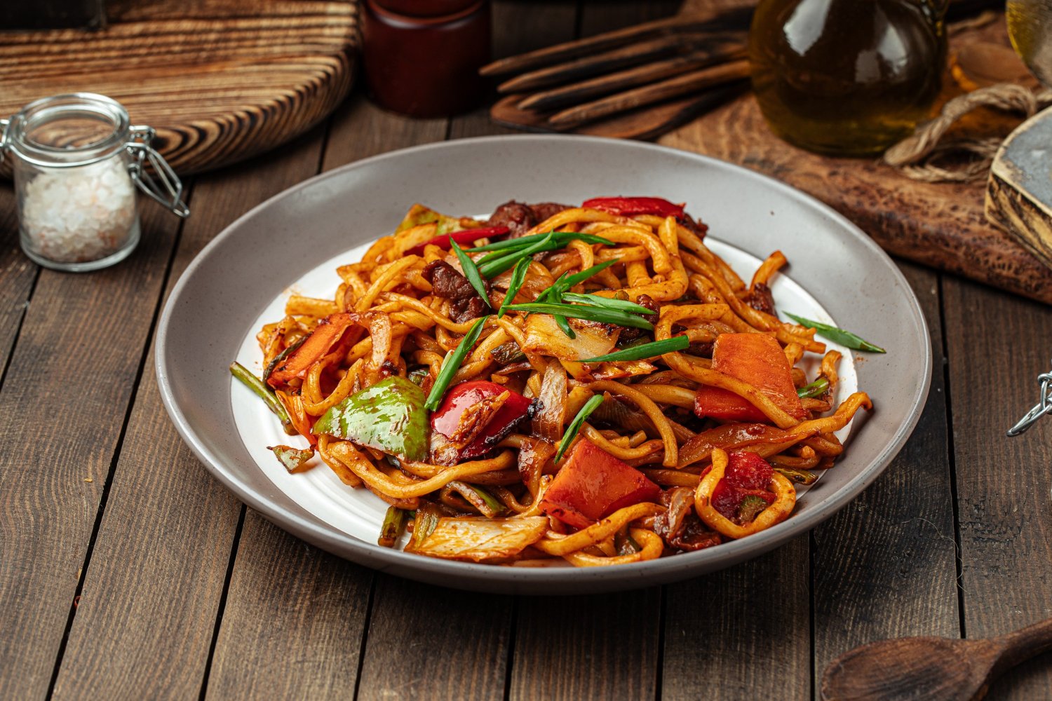 Tsomyan de Nouilles Grillées Orientales à la Cookeo