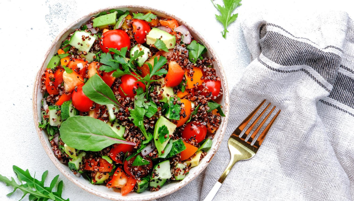 Salade de Tabboulé au Quinoa et Légumes Frais au Cookeo